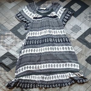 100% Cotton Maxi Flutter Sleeve Peasant Dress